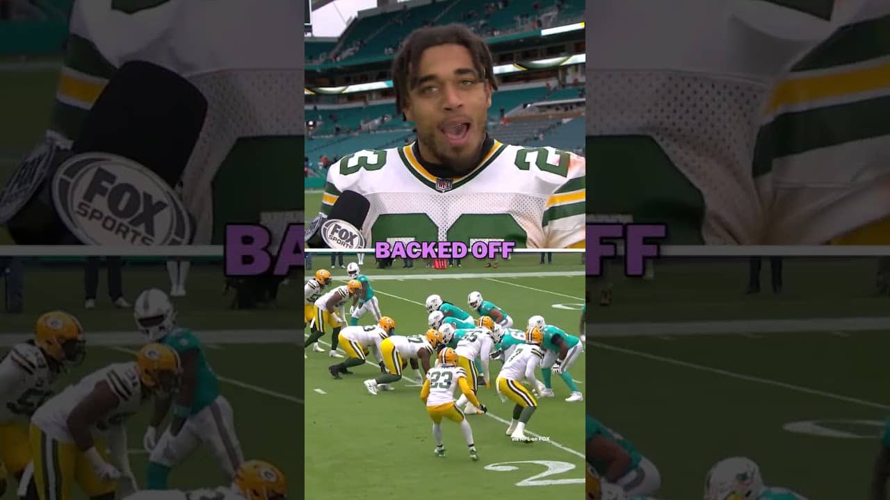 Never forget this legendary postgame interview with Jaire 😭 #nfl #football #funny #packers