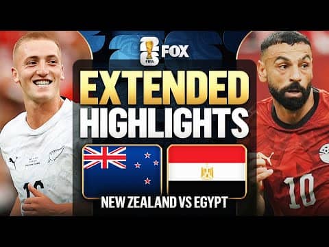 New Zealand vs Egypt Extended Highlights 🌎🏆 2026 FIFA World Cup™
