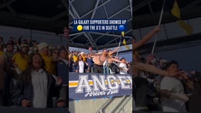 LA Galaxy Supporters TAKE OVER Lumen Field 😳 #lagalaxy #mls