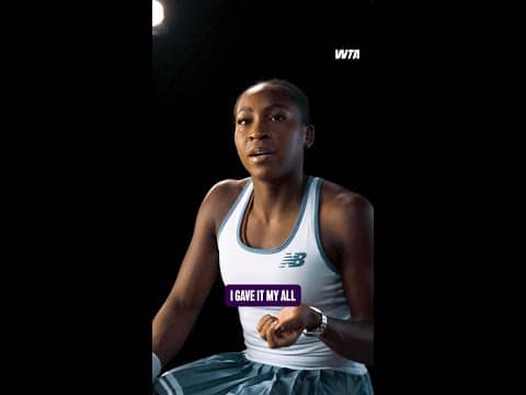 Leaving it all out on court 💚 Coco Gauff goes Behind the Curtain to discuss legacy and endurance