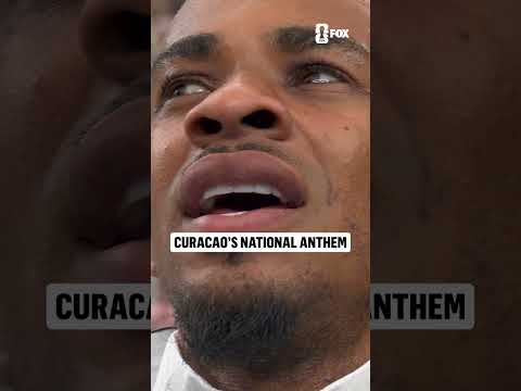 Curaçao’s national anthem plays for the first time ever at the FIFA World Cup 🇨🇼