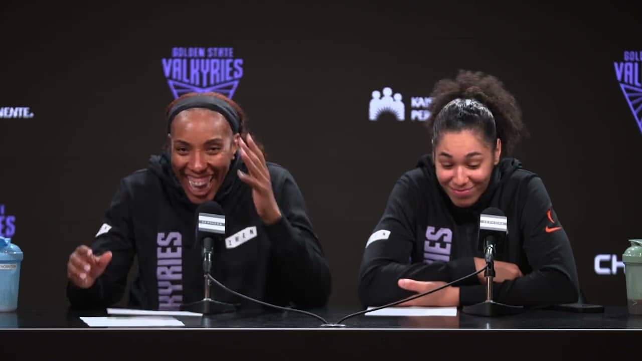 Kayla Thornton and Janelle Salaün On Valkyries Victory vs. Phoenix Mercury | May 10, 2026
