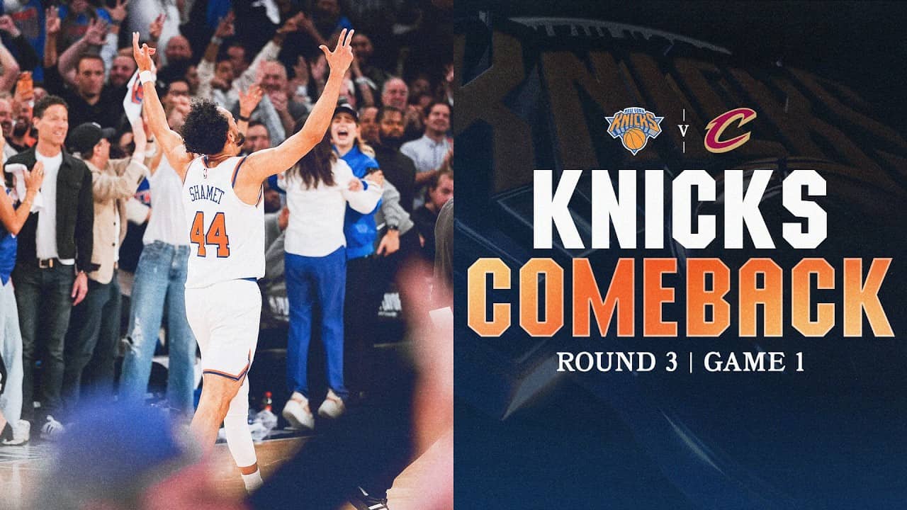 Knicks Overcome BIGGEST Playoffs Deficit in franchise history to win Game 1 of ECF 😤