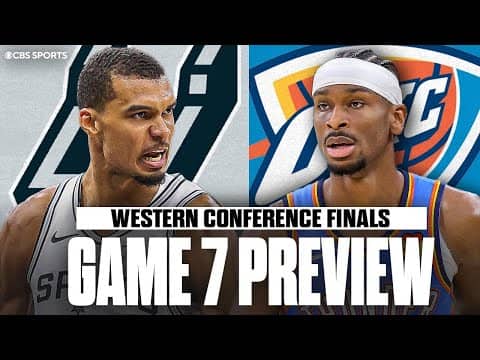 Western Conference Finals Game 7 Preview: Spurs vs Thunder | Predictions & Picks to win ✅