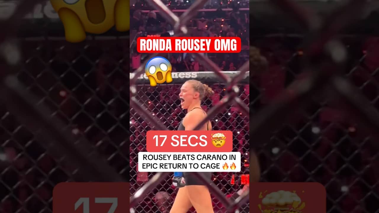 RONDA ROUSEY STILL GOT IT 😤🔥🔥