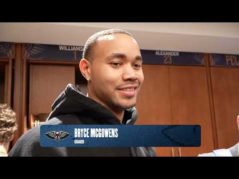 Bryce McGowen on NBA contract and start | Pelicans-Bucks Postgame Interview 2/20/2026
