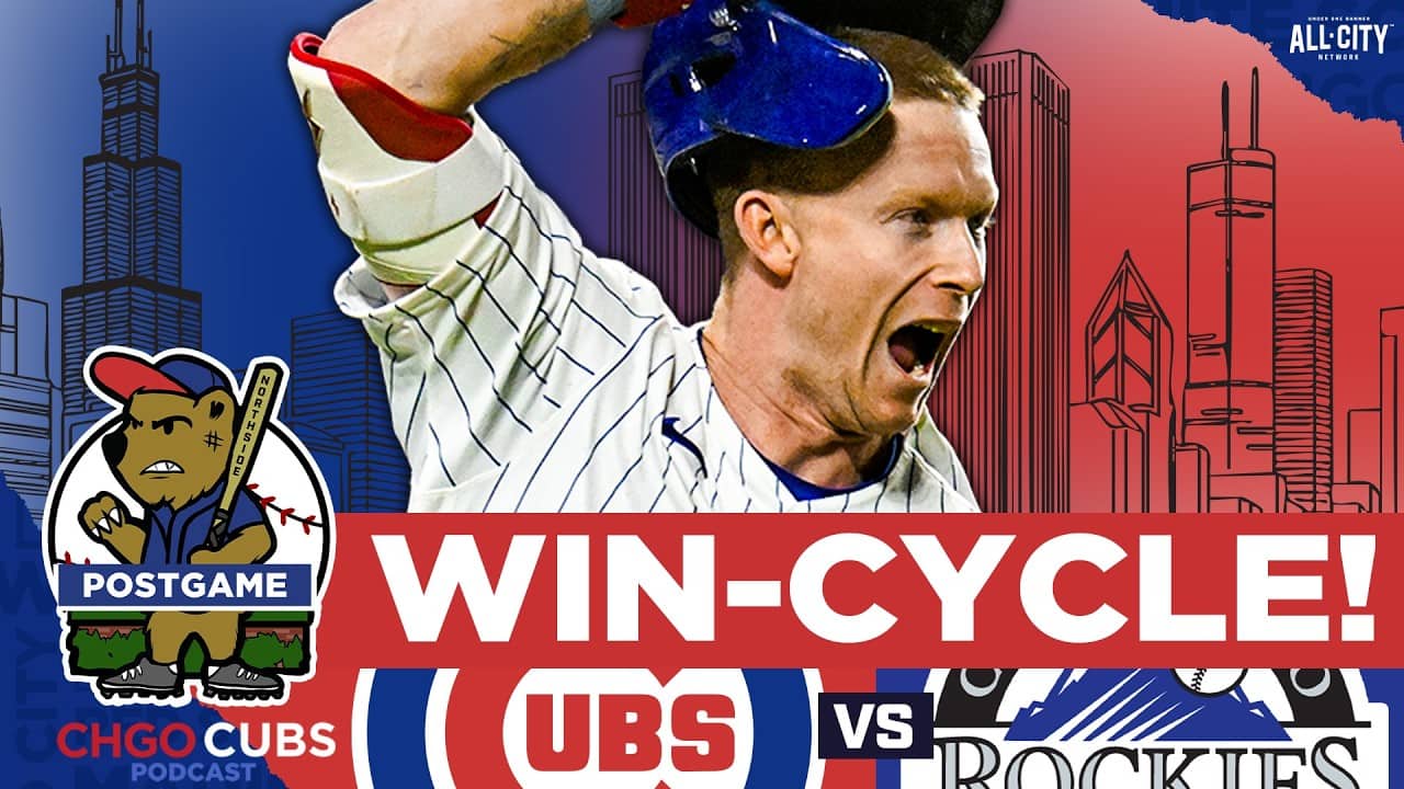 CUBS POSTGAME: Pete Crow-Armstrong COMPLETES THE CYCLE & Chicago Cubs WIN vs Rockies! | CHGO Cubs