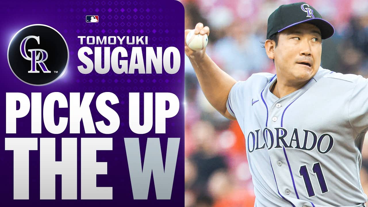 Tomoyuki Sugano collects his 3rd win for the Rockies! ๐๏ธ | MLB Highlights