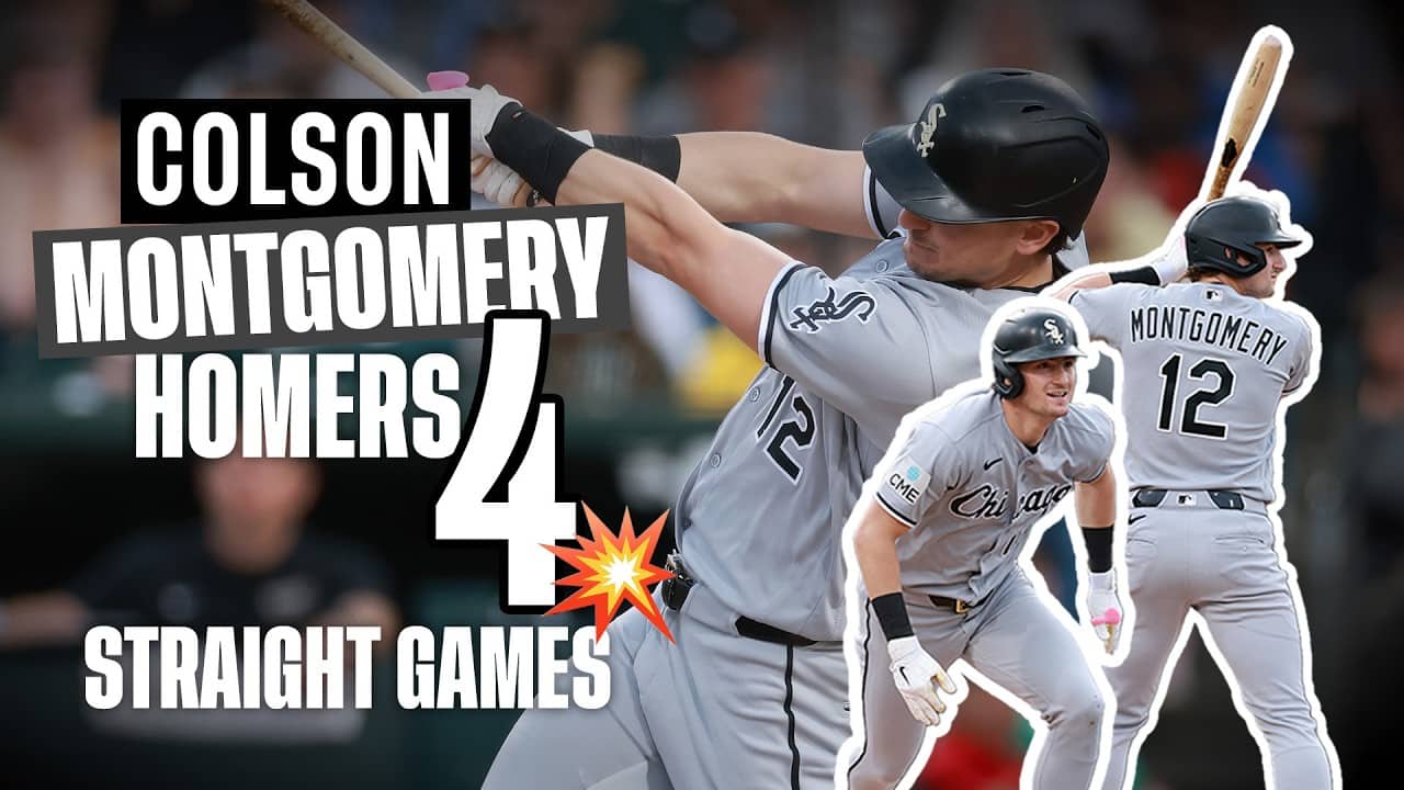 MUST WATCH: Colson Montgomery Homers in 4 Straight Games (2026)