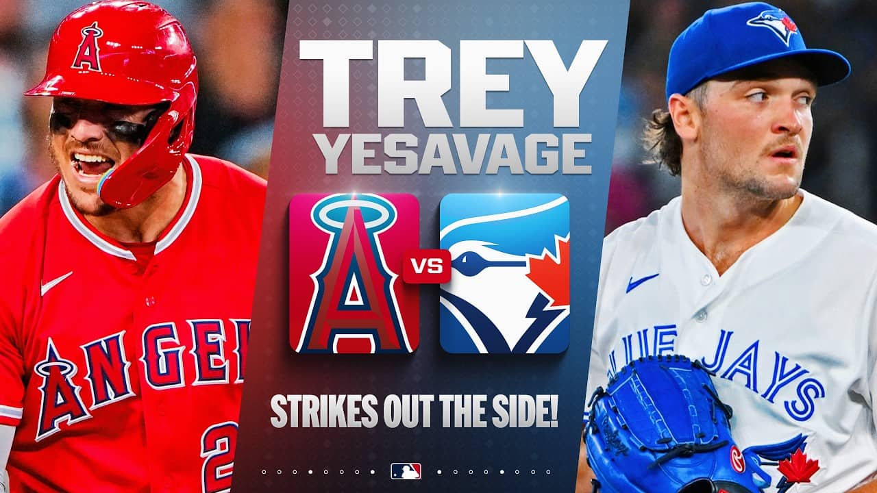 FULL INNING: Trey Yesavage strikes out the side to open the game! ๐ณ | MLB Highlights