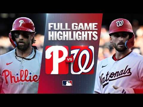 PHILLIES vs. NATIONALS Full Game Highlights (6/23/26) | MLB Highlights