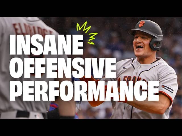Giants Go Wild For SEVEN Home Runs at Wrigley | Giants vs Cubs Highlights