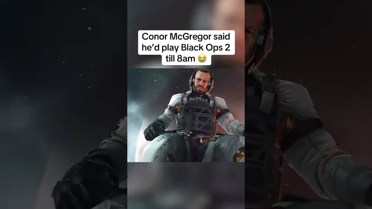 Conor McGregor was BIG into Black Ops š (via UFC)