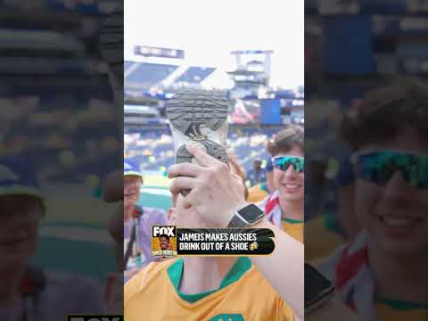 Jameis Winston introduces Australia fans to the shoey #JameisOnFox