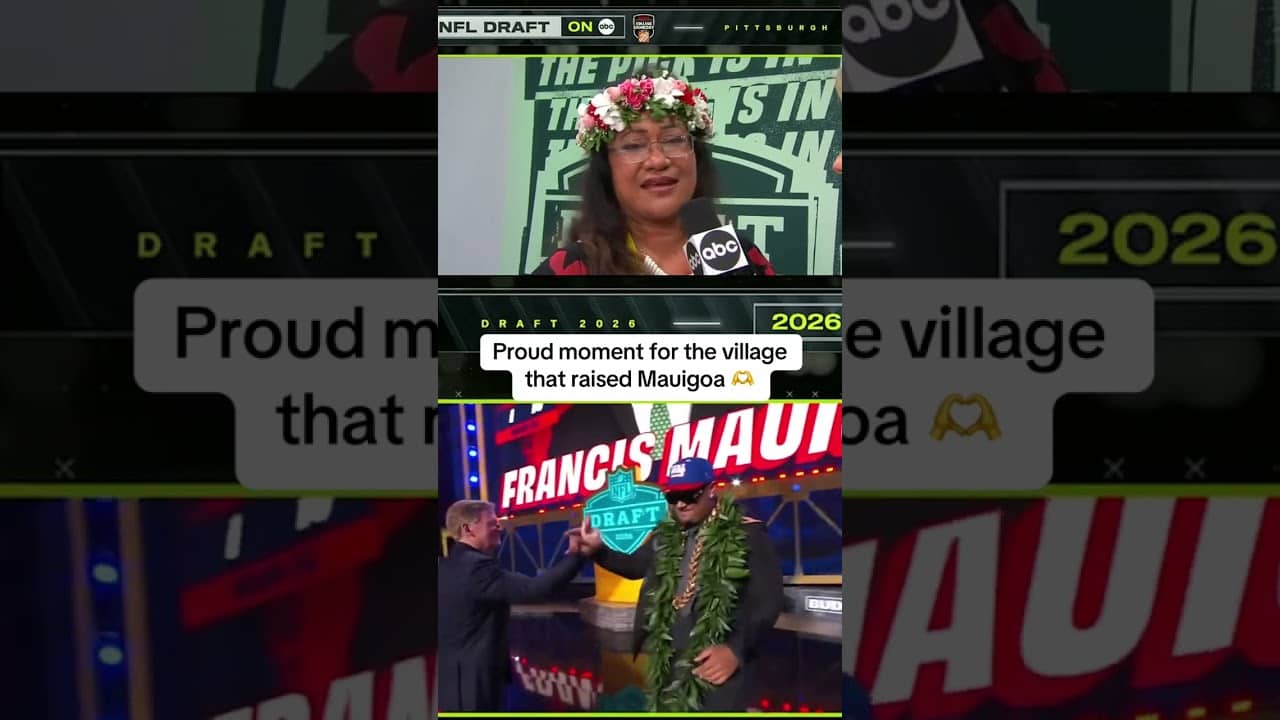 Francis Mauigoa's mom had a message for everyone who helped her son make his dreams come true š
