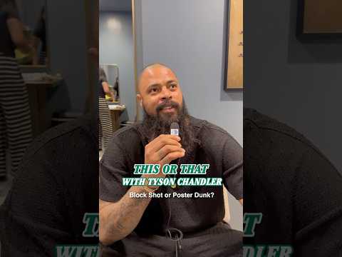 Does Tyson Chandler like his jerseys baggy or slim fit? š¤ #dallasmavs #nba #basketball #podcast