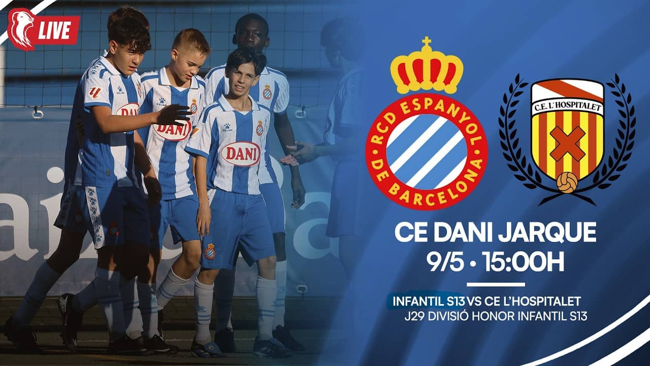 ⚽ EN DIRECTE, Infantil S13 🆚 CE L’Hospitalet