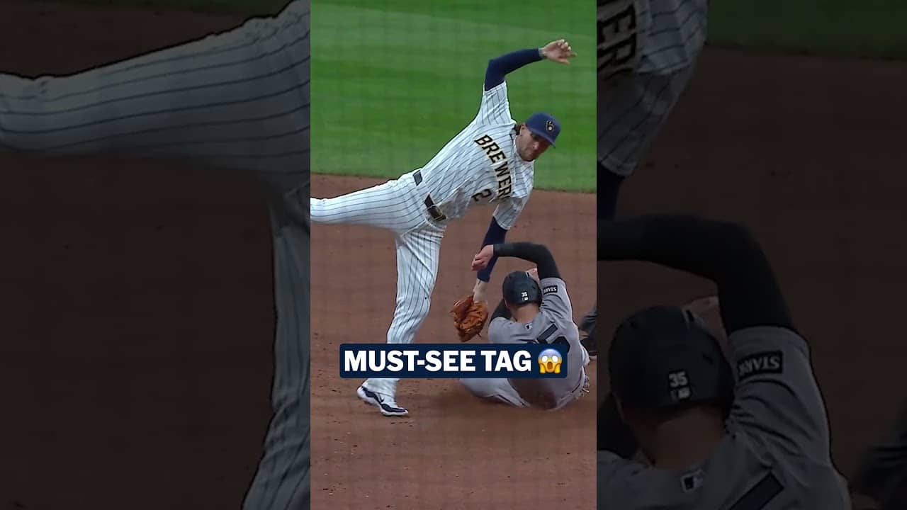 Brice Turang made this tag look way too easy 😮💨