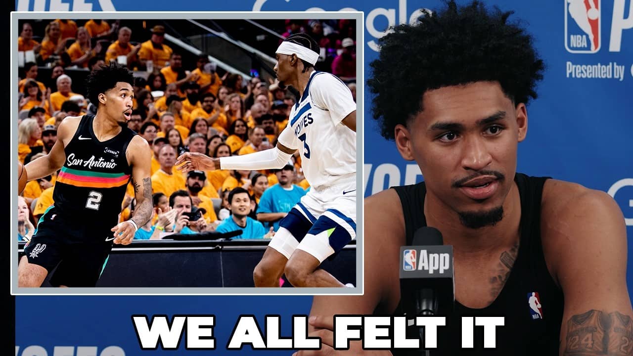 Dylan Harper on Minnesota's Physicality During Game 1