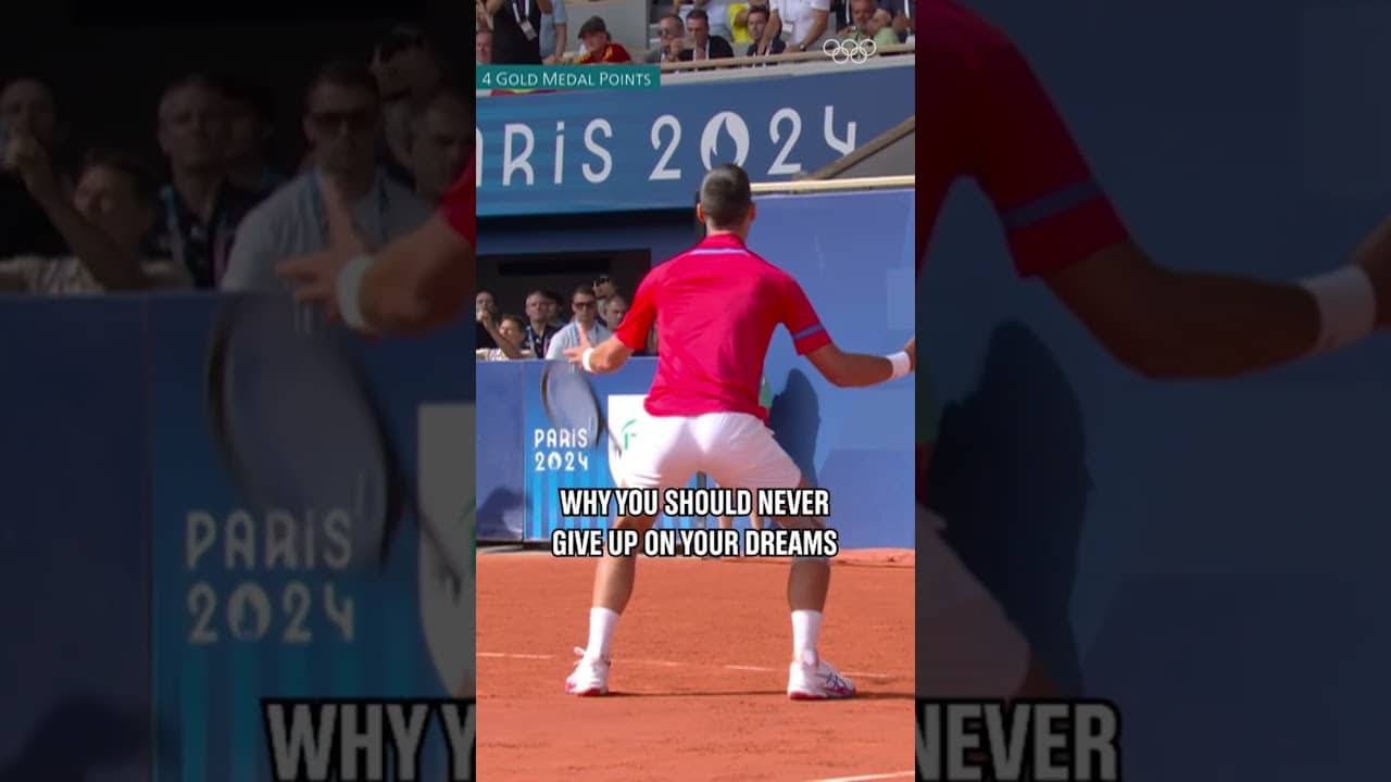 How Novak Djokovic finally won gold at the Olympic Games ✨