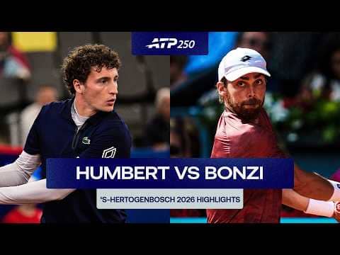 Ugo Humbert vs. Benjamin Bonzi Highlights | ‘s-Hertogenbosch 2026 Round 2