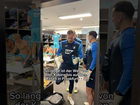 Einige Meter und Treppen 🥵😅 #Hoffenheim #OliverBaumann #LucaPhilipp #Frankfurt #SGETSG