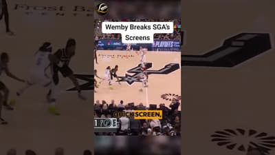 Wemby Is Making SGA's Screen Game Look Impossible | Spurs Defensive Breakdown