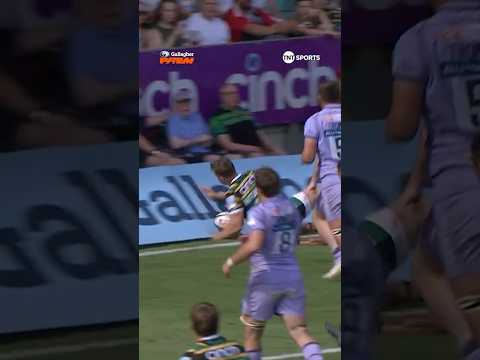 Insane try on 200th appearance! #PREMxLondonPride