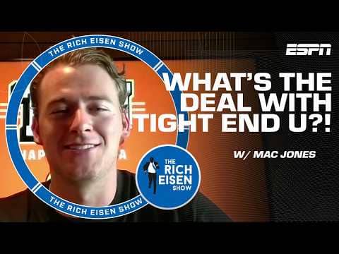 Mac Jones says Tight End U is 'good, educational football' not just partying π
| The Rich Eisen Show