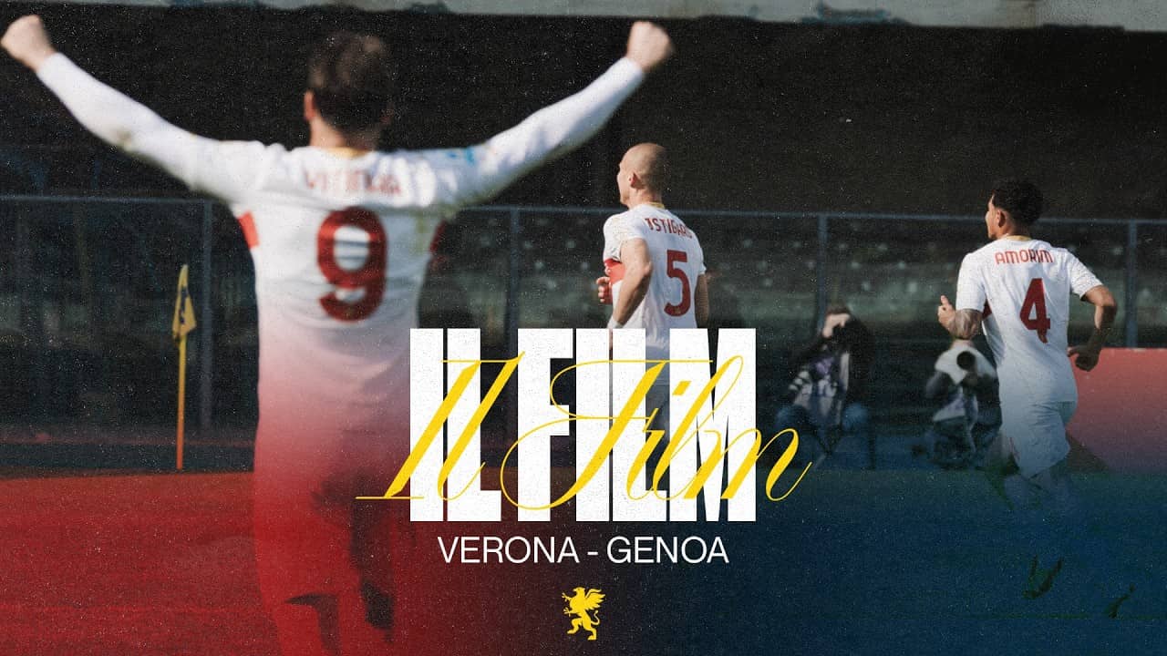 π₯³ GENOA WIN FAR FROM HOME | VERONA - GENOA | FILM della PARTITA 25/26