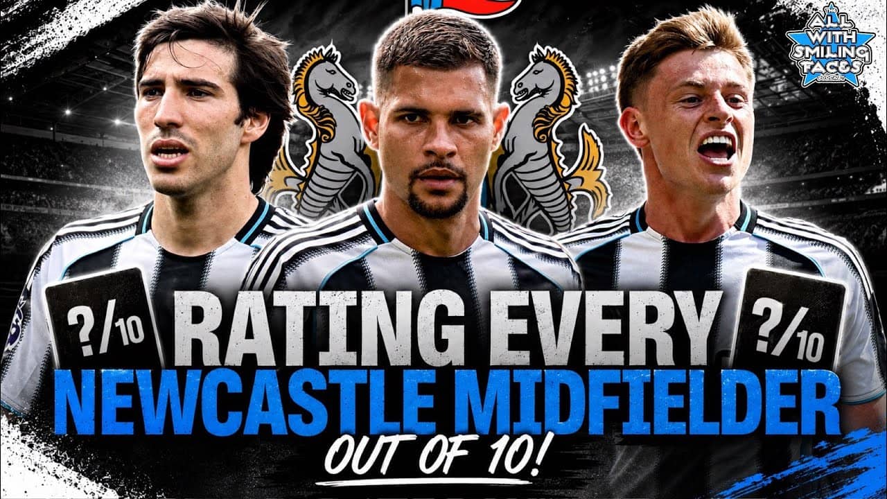 Player Rating Out Of 10 | Newcastle United Midfielders