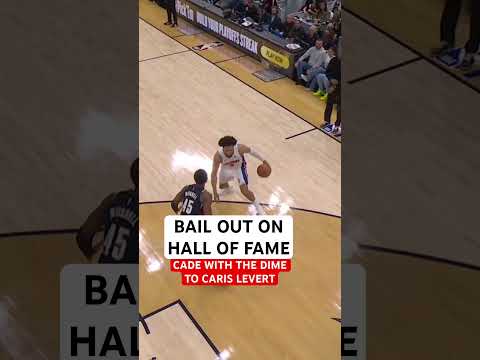 Cade Cunningham has Bail Put badge on Hall of Fame with this dime ๐