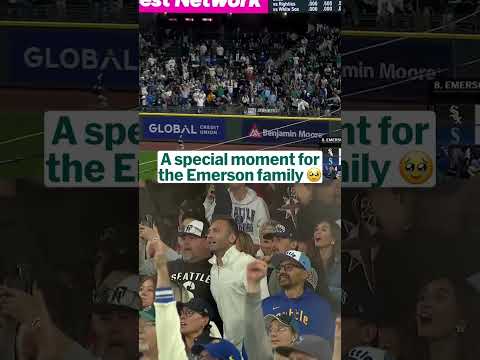 Colt Emerson’s family reacting to his first home run is everything ❤️