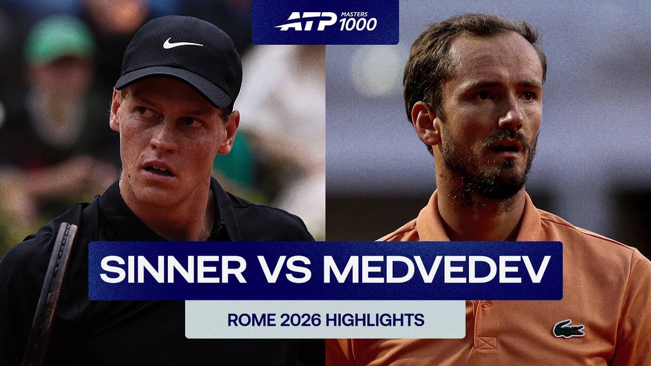 Jannik Sinner vs Daniil Medvedev Highlights | Rome 2026 Semi-Finals