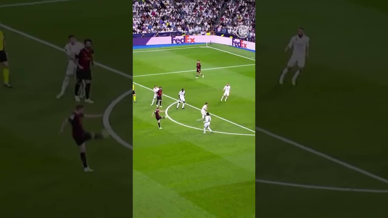 The emotion behind KDBs goal ๐ฉต๐ #football #goals #mancity #premierleague #shorts #shortsfeed #kdb