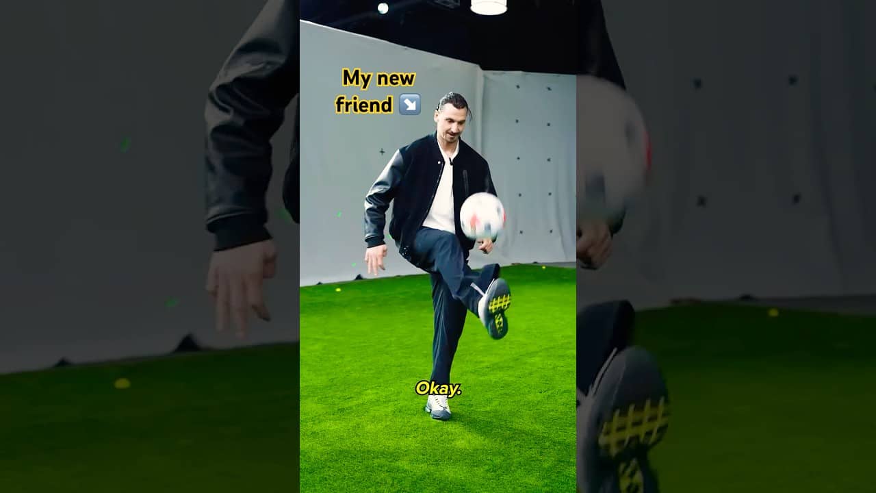 When you're friends with Zlatan: