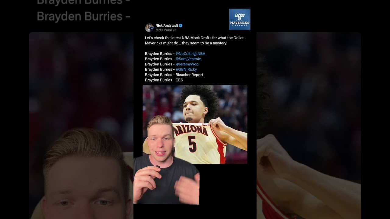 EVERYONE thinks the Dallas Mavericks are taking Brayden Burries in the 2026 NBA Draft #mavs