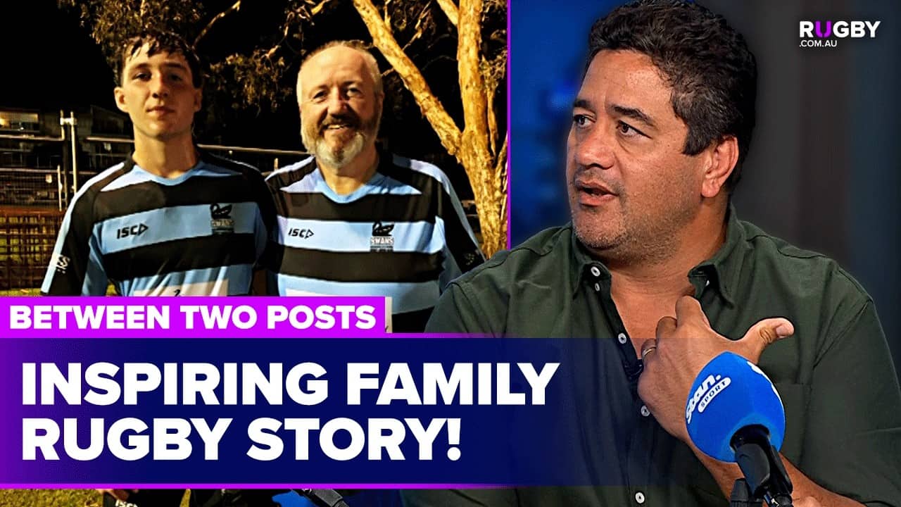 Father loses weight to share rugby field with his son | Between Two Posts