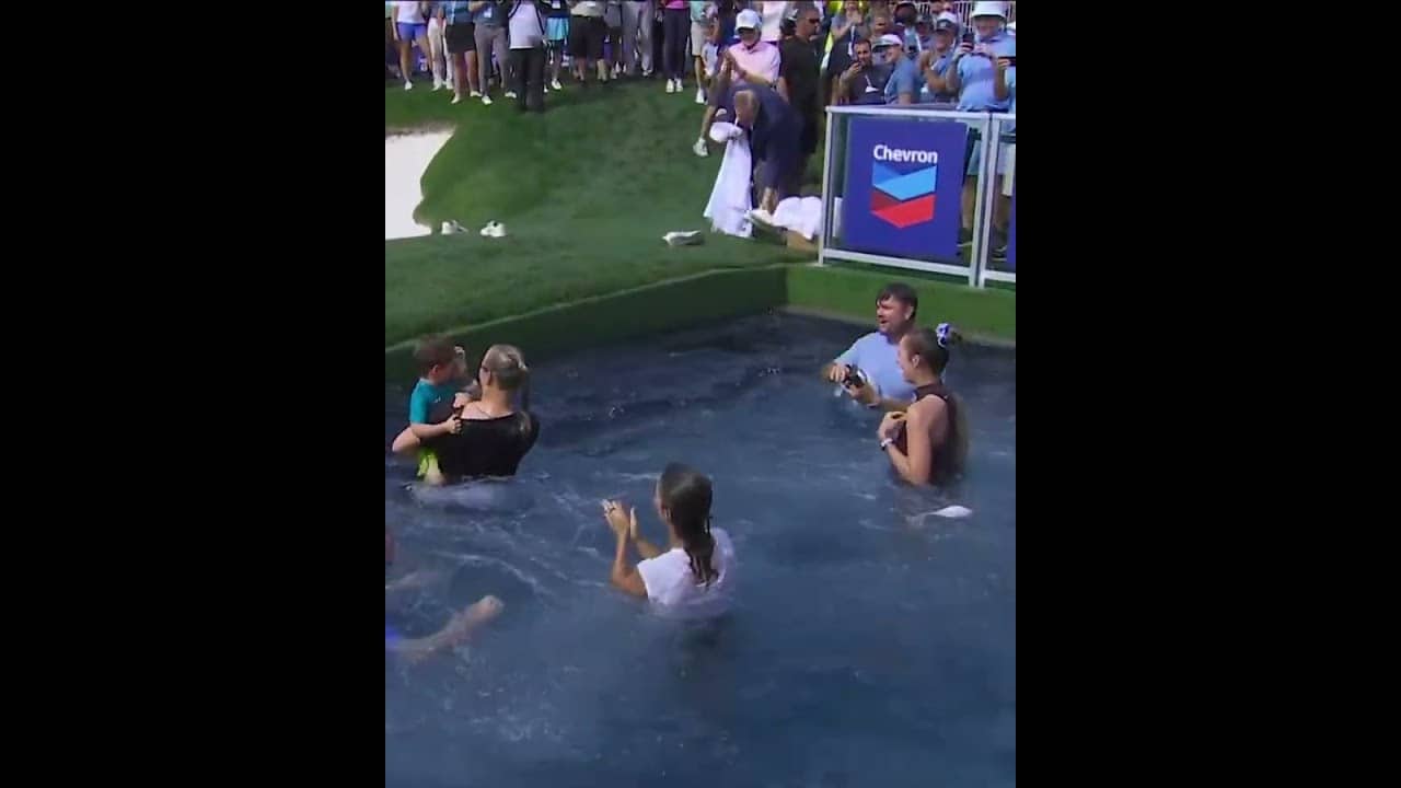 CANNONBALL ๐โโ๏ธ Nelly Korda celebrates Chevron Championship win ๐โณ