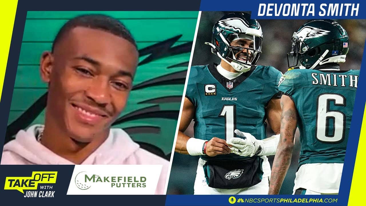 DeVonta Smith on his journey to greatness and frustrations with Eagles offense | Takeoff Podcast