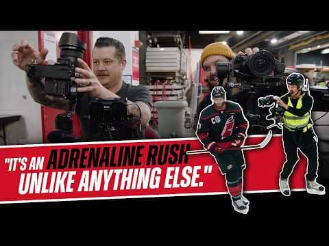 Behind the Scenes: On-Ice Skate Camera Operators ⛸️ 🎥