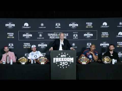 Post-Fight Press Conference | UFC Freedom 250