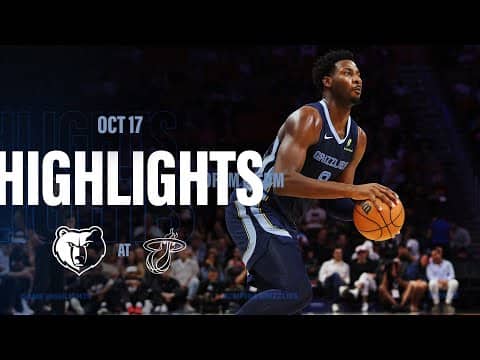 Memphis Grizzlies Highlights vs Miami Heat