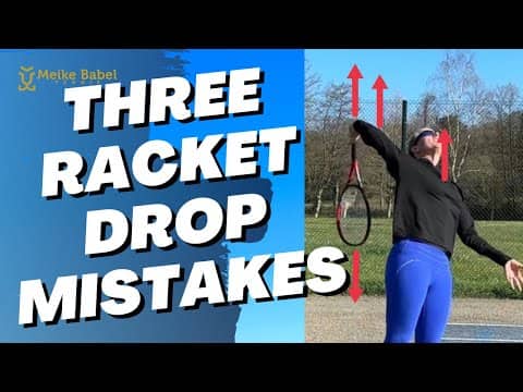Fix Your Racket Drop: Tennis Serve Tips