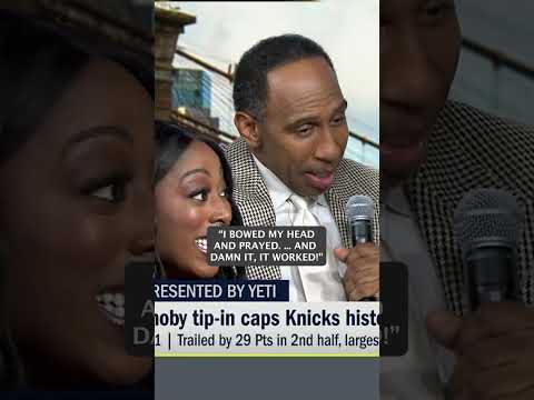 Stephen A.'s prayers were answered š