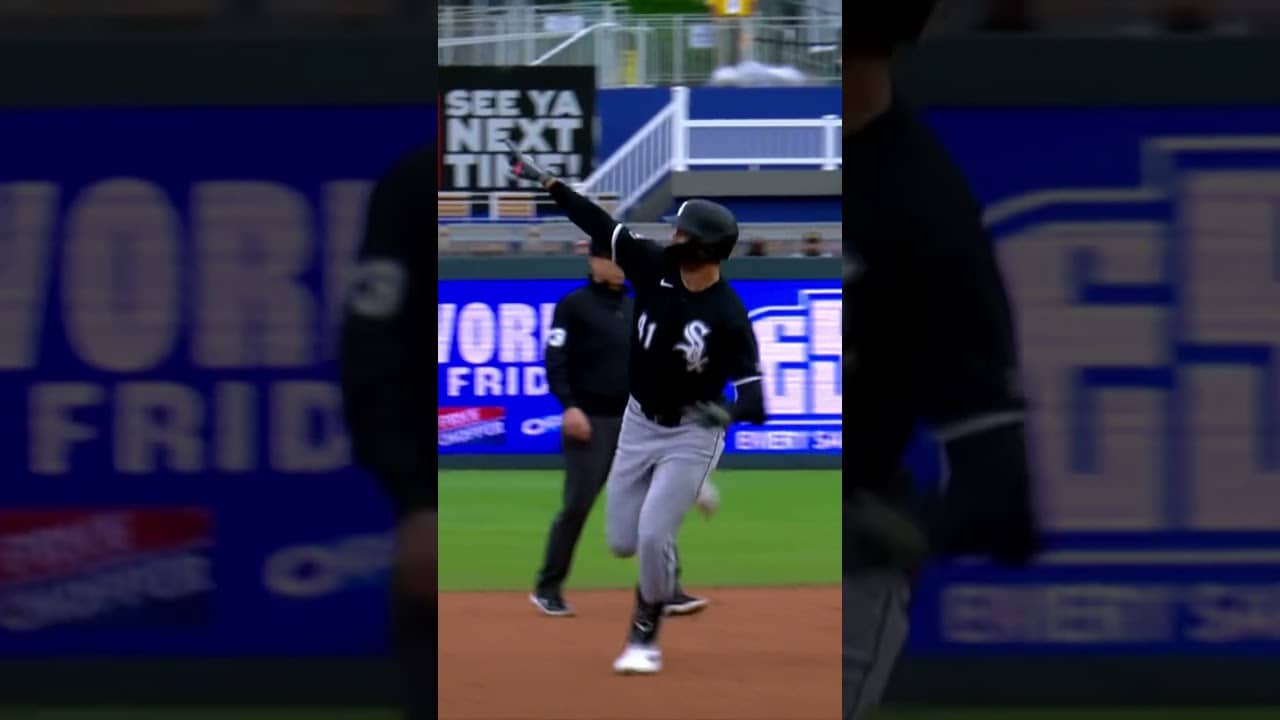 Tanner Murray making his first career home run count! #mlb #homerun