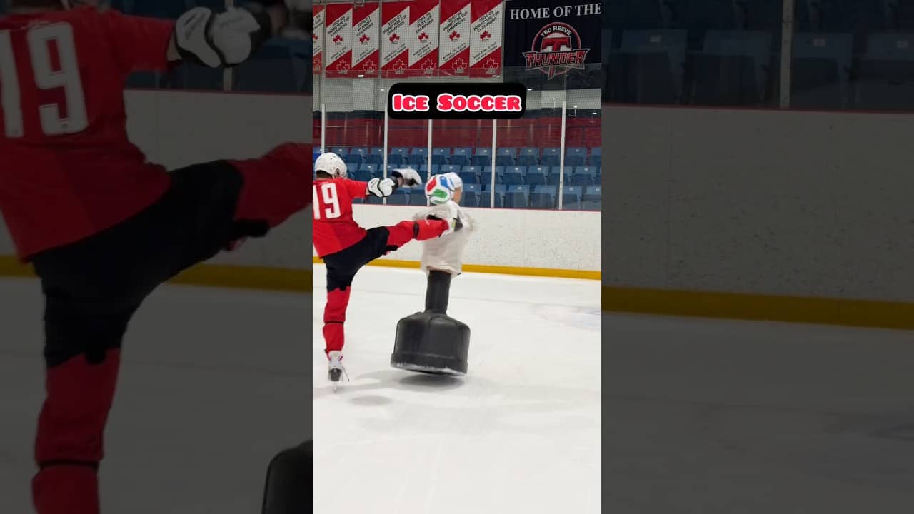 Embellishment calls HOCKEY vs SOCCER ⚽️ #hockey #pavelbarber