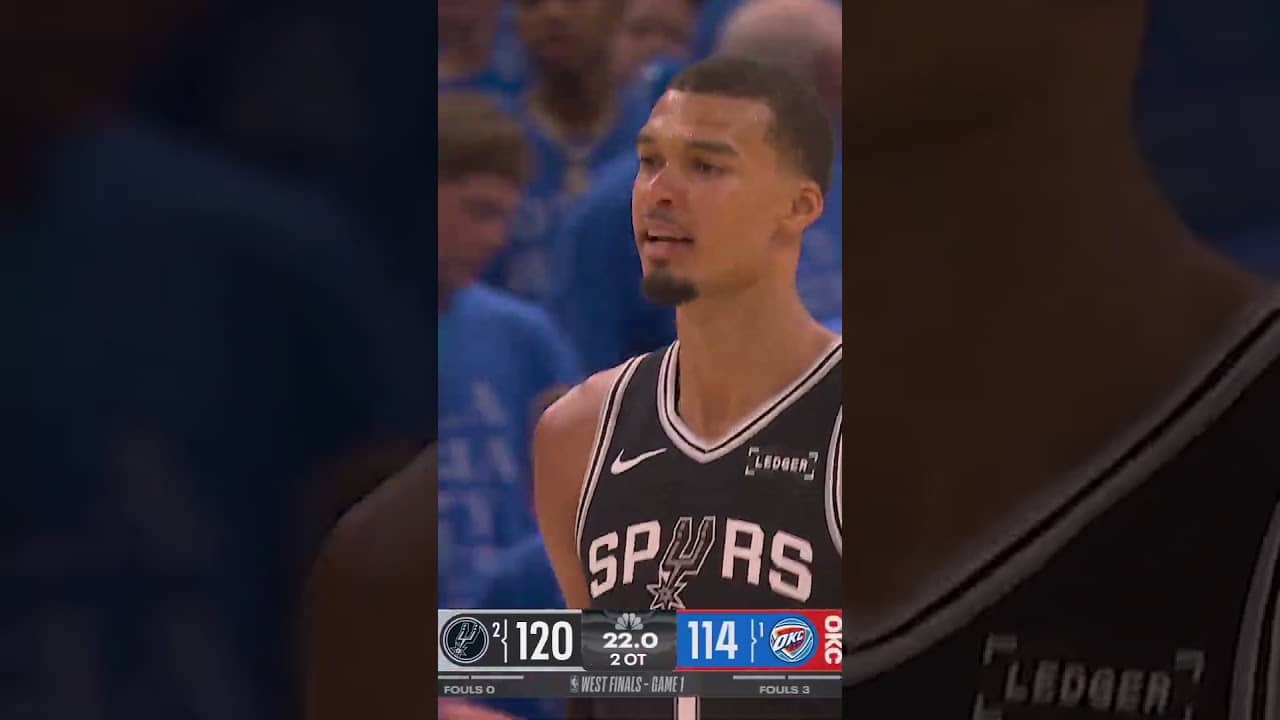 AREA 51 IN THE CLUTCH 🛸 #spurs #nba #wemby #stephoncastle #playoffs