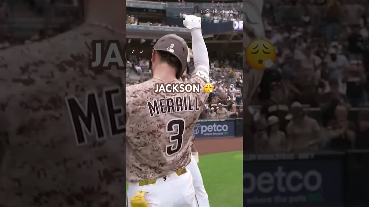 The sound off the bat 😮💨 #mlb #padres #baseball #highlights #homerun #sandiegopadres