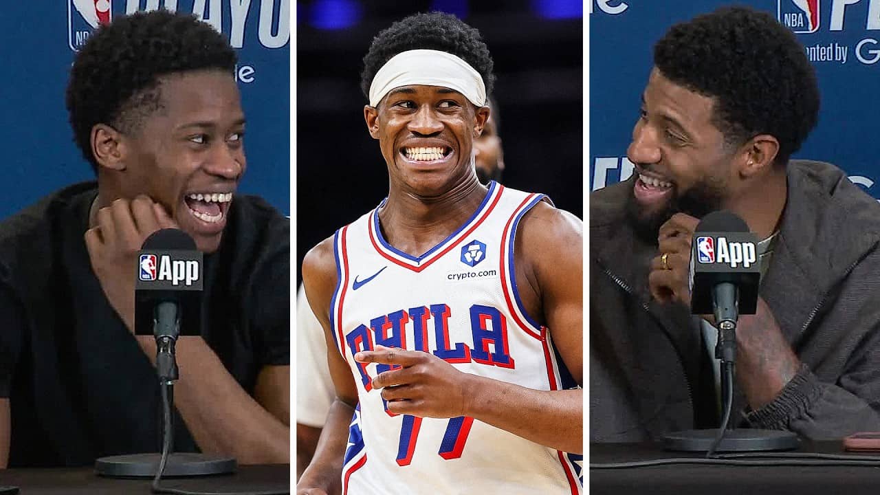 VJ Edgecombe & Paul George React to HUGE Game 2 Win at Boston 🔥 | April 21, 2026